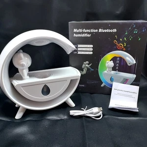 Anti Gravity Humidifier W/ Bluetooth Speaker Rainbow Lights Space Teddy Bear - Picture 1 of 7
