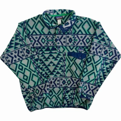 Pullover polar Patagonia Synchilla Montana Siete Snap-T azteca para hombre talla L Foto 1 de 4