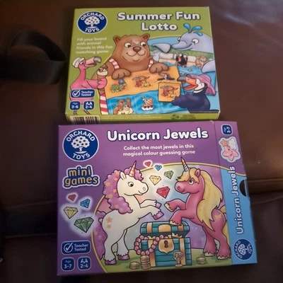 Unicorn Jewels Colour Matching Game and Summer lotto fun mini games - Image 1 of 4