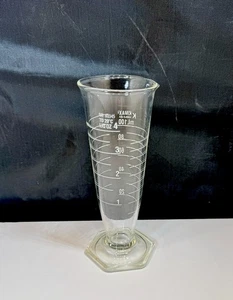 Vaso cónico graduado Kimble Kimax Glass Pharmaceutical Lab 100 ml/4 oz 60345-4 - Imagen 1 de 5