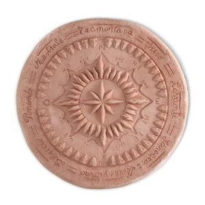 Basrrelieve de terracota Windrose - Alta calidad - Decoración de pared - 40 cm / 15,7" - Imagen 1 de 5