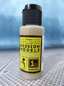 Mission Models Paints USA acrylic hobby paint MMC-003 Gold colour metallic 30mL - Picture 1 of 4