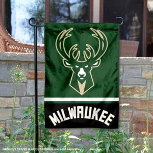 Milwaukee Bucks Garden Flag and Yard Banner - Picture 1 of 5