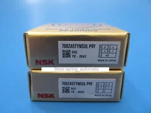 NSK 7002A5TYNSULP4Y Abec-7 Super Precision Spindle Bearings (Matched Set of 2) - Picture 1 of 4