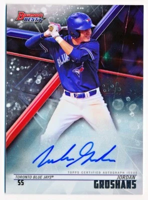 2018 Bowman's Best Jordan Groshans Best of '18 Auto Rc #B18-JG - Image 1 of 2