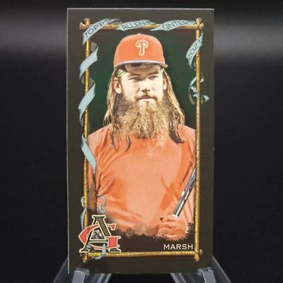 2023 Topps Allen and Ginter X Mini #191 Brandon Marsh Philadelphia Phillies - Image 1 of 2