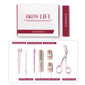 DIY Brow Lamination Eyebrow Kit 45-60 Days ICONSIGN Professional Beauty Makeup - Picture 1 of 9