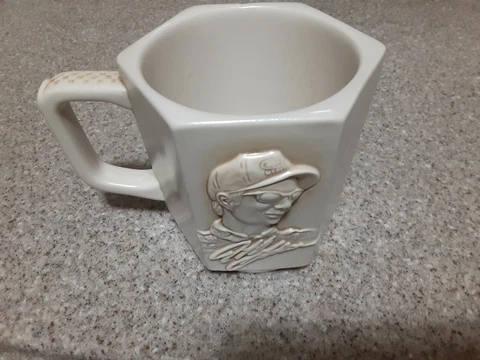 Jeff Gordon #24 Coffee Mug - 50th Anniversary Of Nascar - Avon - 1997 Cover