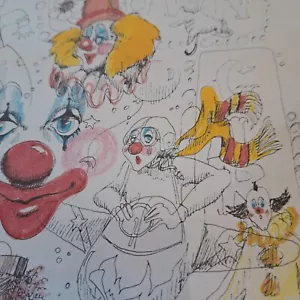 WC Rick St Dennis Clown Alley firmato stampa a prova d'arte 1979 incorniciato tono cromato C - Foto 1 di 22