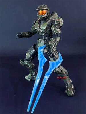 Figura de acción Recolor Halo Master Chief 1/12 totalmente pintada PVC figura completa  Foto 1 de 4