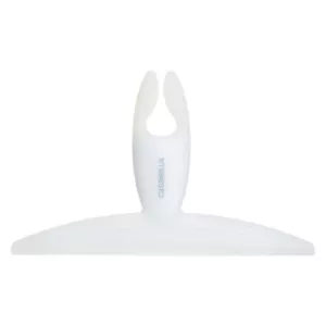 10 Inch White Silicone Shower Squeegee with Ergonomic Handle Clip On Design - Picture 1 of 7