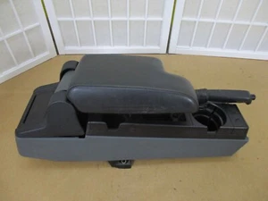 01-06 BMW 325Ci 330Ci E46 cupé NEGRO Y GRIS reposabrazos central consola de almacenamiento - Imagen 1 de 12