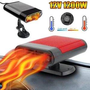 1200W Portable Electric Car Heater 12VDC Heating Fan Defogger Defroster Demister - Picture 1 of 17