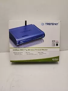 TRENDnet TEW-432BRP 54 Mbps 4-Port 10/100 Wireless G Router ~ Open Box - Picture 1 of 17
