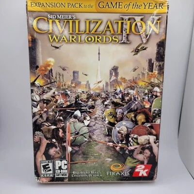 Sid Meier's Civilization IV: Warlords (PC, 2006) - New and Sealed Box Not Mint! - Image 1 of 4