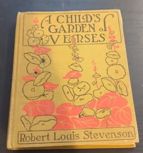 A Child's Garden Of Verses Robert Louis Stevenson 1916 Poetry Poems Illustrated - Picture 1 of 9