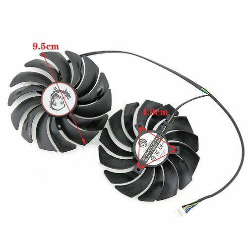 Grafikkartenlüfter für MSI GTX 1080 GTX 1070 GTX 1060 RX 580 RX570 NEU