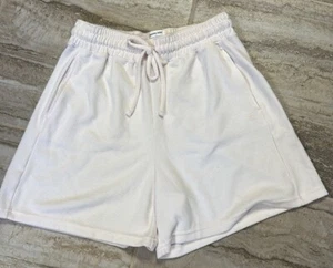 Pantaloncini donna Tommy John con coulisse lounge panna nuovi senza etichette taglia small - Foto 1 di 7