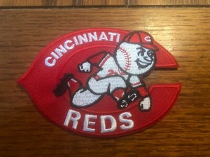 Cincinnati Reds Mascot 4" Iron /Sew On Embroidered Patch - Picture 1 of 2