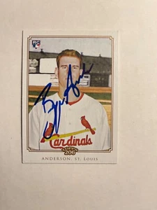 St Louis Cardinals BRYAN ANDERSON Signed Card - Picture 1 of 1