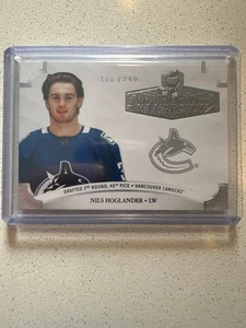 Nils Hoglander Rookie Class of 2021 #190/249 2020-21 Upper Deck The Cup - Picture 1 of 2