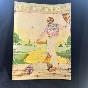 Goodbye Yellow Brick Road by Elton John Piano Vocal Guitar Songbook 1973 1st Ed - Picture 1 of 10