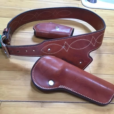 G. Mundial. Davis Long Colt/1911 Funda de Cuero Marrón Convertible/Dibujo Cruzado������ Foto 1 de 4