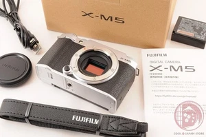 DDU [ 1472 shots TOP MINT in Box ] Fujifilm X-M5 silver from Japan Ci21 - Picture 1 of 15
