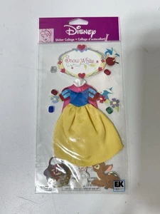 NEW Disney EK Success Jolee's Boutique 3-Dimensional Stickers Snow White Dress - Picture 1 of 5