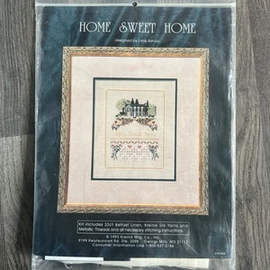 Kreinik Cross Stitch Hardanger Kit - Home Sweet Home - Erine Bishop - Picture 1 of 4