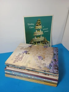 Menge 11 Wilton Hochzeitstorte Dekoration Bücher + Siehe meine anderen Posten! - Bild 1 von 12