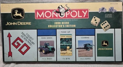 John Deere Edición Coleccionista Monopoly Juego de Mesa ‐ Sellado de Fábrica, Raro Foto 1 de 2