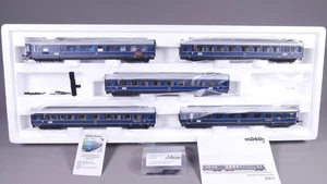 H0 AC Märklin 42615 Juego de vagones de tren rápido Blue Enzian DB DCC en EMBALAJE ORIGINAL #MM_269 - Imagen 1 de 13