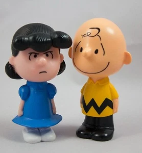 McDonald's Peanuts The Movie 2015 Charlie Brown y Lucy figuras parlantes como están - Imagen 1 de 5