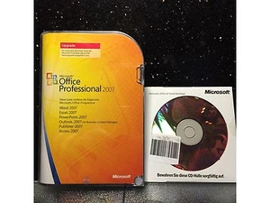 Office Professional 2007, Retail, Deutsch, Vollversionbundel mit MwSt Rechnung - Bild 1 von 1