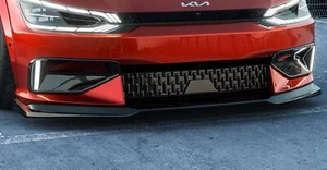 For 2022 Kia EV6 GT-Line EP VCON Fiberglass Front Lip Splitter 3Pcs Body Kit - Picture 1 of 4