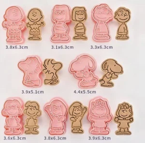 Snoopy Ausstechformen Peanuts Charlie Brown Patty Lucy Snoopy Keks 8er Set - Bild 1 von 3