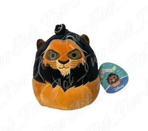 Disney villain Squishmallows 7” Scar The Lion King Plush Stuffed Toy Animal NEW - Picture 1 of 2