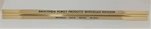 Vintage Anaconda Forest Products Triangular Engineers Ruler Stainless Steel - Picture 1 of 5