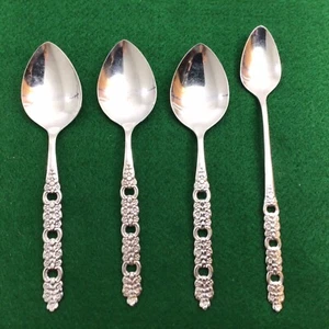 Oneida VIOLA VOILA Community MCM Stainless Flatware ~ 4 Pc. Mixed Spoons - Picture 1 of 7
