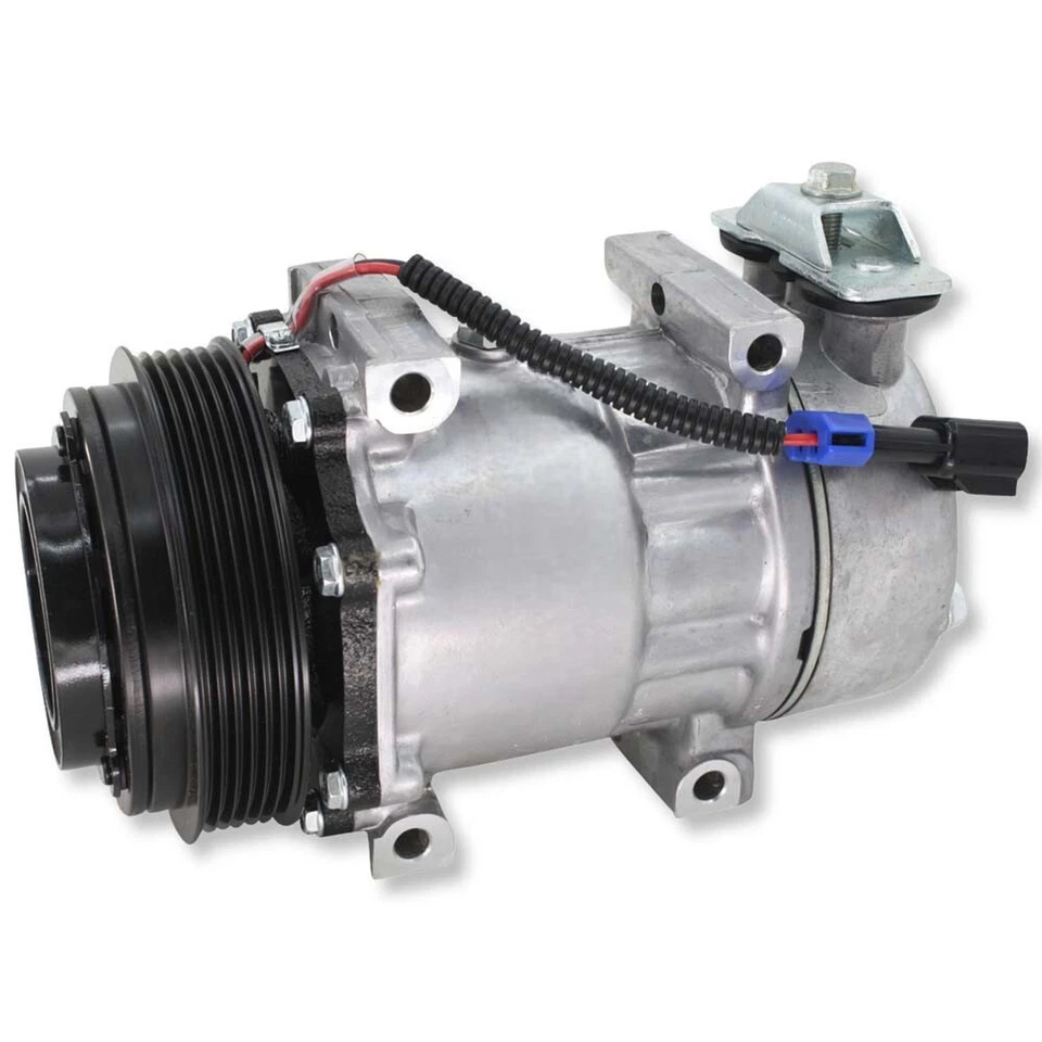 AC Compressor Fits Peterbilt 386 389 Trucks Replaces OE# F696003122 Foto 1 de 4