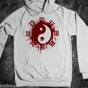 yin yang hoodie, t shirt, samurai, japan, anime, bushido, ninja, cotton, tank - Picture 1 of 1