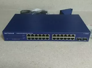 Switch Gigabit Netgear ProSafe 24 porte JFS524F COME NUOVO - Foto 1 di 4