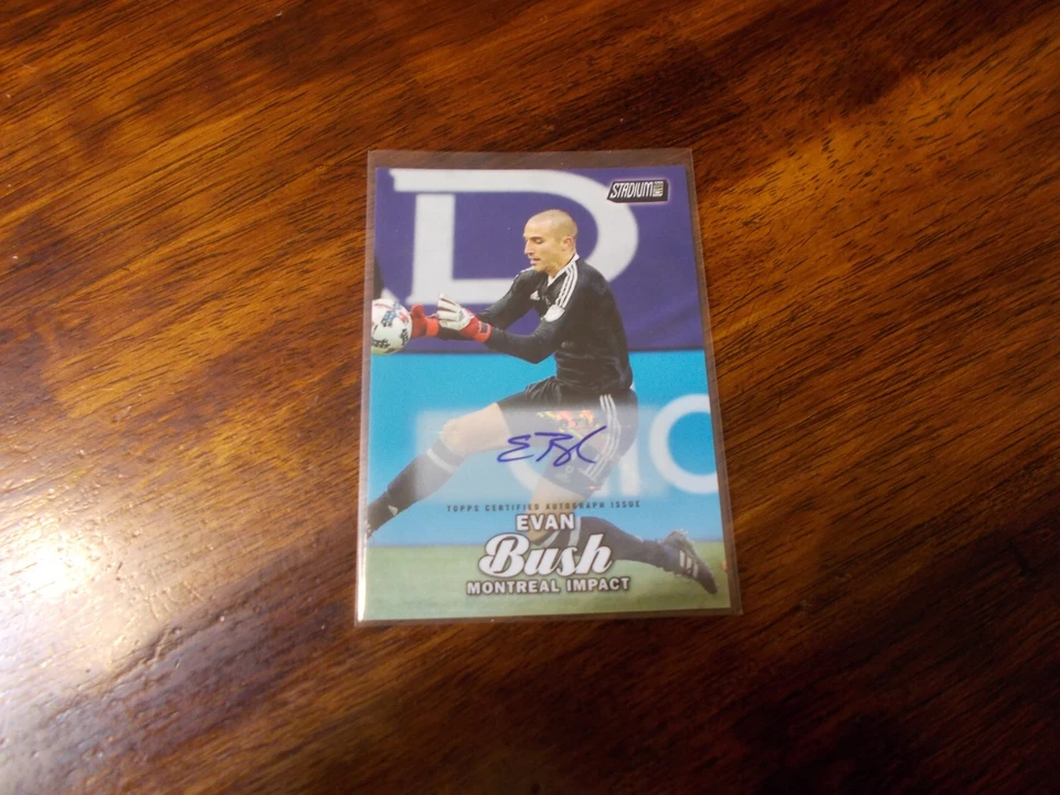2017 Topps Stadium Club MLS Evan Bush AUTO Card #86 - Image 1 of 1
