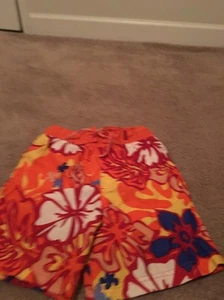 1pc Sand N Sun Boys Floral Swim Shorts Trunks w Mesh Lining Size 7 - Picture 1 of 8