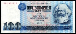 Germany Democratic Republic 100 Mark 1975 P. 31 in UNC - Picture 1 of 2