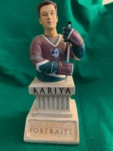 Paul Kariya - Anaheim Ducks Mini-Busto 2002-03 UD Retratos Clásicos - CAJA ORIGINAL - Imagen 1 de 9