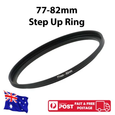 77-82 mm 77mm to 82mm 77mm-82mm Step-Up Stepping Up Ring Filter Adapter - image 1 of 2