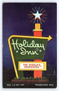 Van Horn Texas TX Holiday Inn Interstate 10 Werbung unbenutzt alte Postkarte B27 - Bild 1 von 2
