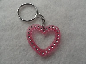 A Light Pink Heart Keychain - Picture 1 of 1